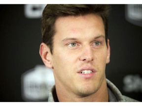 Files: Ottawa Redblacks receiver Greg Ellingson spoke at a press conference at TD Place.