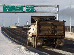 Blackfalds RCMP said the QE II's northbound and southbound lanes were backed up from Blackfalds to Gasoline Alley south of Red Deer on Sunday, Dec. 2, 2018.