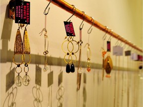 BangBang Bijoux jewelry is one of the artisans at the 124 Grand Market Holiday Bazaar.