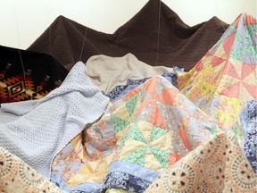 Tiffany Shaw-Colligne's Passage -- a symbolically acute blanket fort.