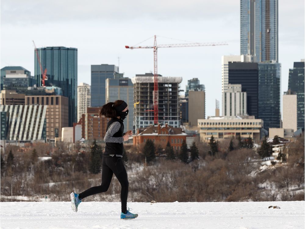 Edmonton weather Wind plus snow equals windy snow Edmonton Journal