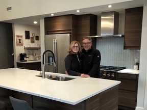 Angela and Jim Grekul bought a home at Versant at Stewart Creek in Canmore.