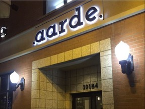 Aarde, located downtown on 104th Street, offers up thoughtfully prepared dishes in a romantic setting.