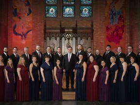 Pro Coro, with conductor Michael Zaugg, who celebrated New Year's Eve with a choral concert at All Saints' Anglican Cathedral.