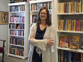 Kristy Rumsey is the proprietor of Blue Lamp Books, a mystery novel and crime bookstore in Edmonton.