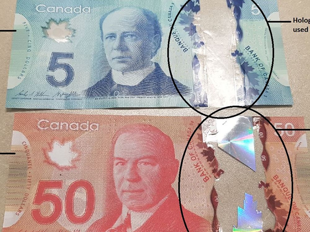 Pink Dollar Bill -  Canada