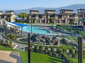 Edmontonians Cal Nichols and his son Ken Nichols have about one-third of Paradise Estates in West Kelowna, B.C., sold but are having a tough time selling to out-of-province buyers because of a B.C. tax against non-resident homeowners.