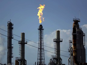 A Royal Dutch Shell oil refinery in Texas. Shell is looking to sell its 72,000-barrel-a-day refinery in Sarnia, Ontario.