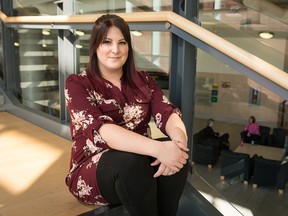 Shayleen Murrell, a graduate MacEwan University’s Bachelor of Child and Youth Care program, wants to help make the university’s campus a safe space to talk about mental health.