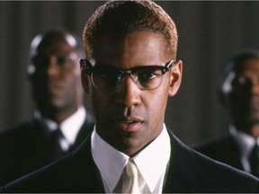 Denzel Washington in Malcolm X.