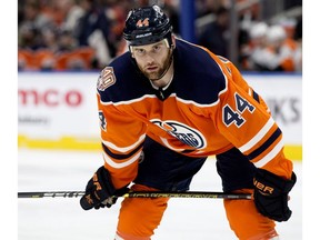 The Edmonton Oilers' Zack Kassian (44)