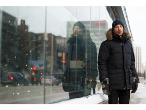 Oliver resident and urban planning graduate Dustin Martin on Jasper Avenue in Edmonton, on Tuesday, Feb. 5, 2019. He believes upcoming changes to Jasper in the first phase of construction from 109 Street to 114 Street will be a big improvement for the neighbourhood.