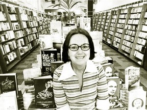 Audrey Whlaey in her bookstore in 1978.