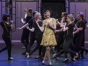 Megan Durand in a scene from Bellerose Composite High school's production of Chicago at the Arden Theatre in St. Albert on Thursday Feb.7, 2019. (Photo by John Lucas/for Edmonton Journal)