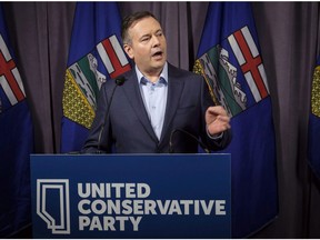 United Conservative Party Leader Jason Kenney said Wednesday, Feb. 20, 2019, that if elected as government, the UCP will review Alberta's $22-billion health-care system.