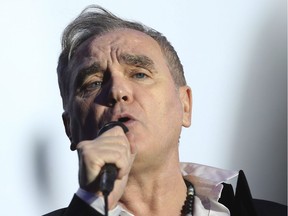 British singer Morrissey performs at the Jubilee Auditorium Oct. 10.