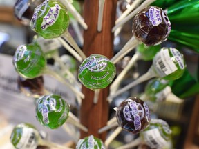 A 70-year-old man bought a marijuana lollipop containing 90 mg of THC, the psychoactive component of pot. A typical joint contains about seven mg.