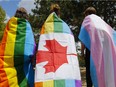 The Edmonton Pride Festival Society said the festival will return once they can get it right and better include people of colour.