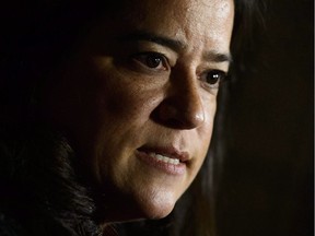 Jody Wilson-Raybould, Minister of Justice and Attorney General of Canada, makes an announcement on Parliament Hill in Ottawa on Thursday, Oct. 18, 2018. File photo.