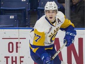 Saskatoon Blades forward Kirby Dach, shown here in his billet family home in Saskatoon on Thursday, March 7, 2019, is currently the top-ranked CHL player for the 2019 NHL Entry Draft.