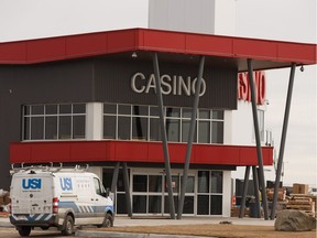 The Century Mile Race Track and Casino is seen on Friday, March 29, 2019 at Edmonton International Airport in Nisku. The complex opens on April 1.