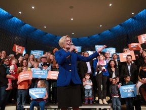NDP Leader Rachel Notley called the Alberta provincial election for April 16 during a rally at the National Music Centre in Calgary on  Tuesday, March 19, 2019.