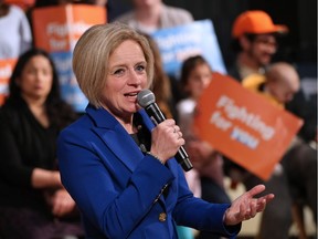 Premier Rachel Notley called the Alberta provincial election for April 16 during a rally at the National Music Centre in Calgary on  Tuesday, March 19, 2019.