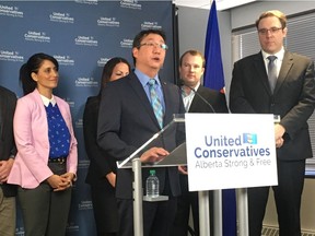 United Conservative MLA Tany Yao speaks at a campaign announcement Saturday in downtown Edmonton March 9, 2019. Yao represents Fort McMurray-Wood Buffalo.
