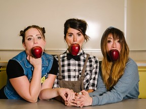 Girl Brain, performing at the Cabaret Theatre at the Alberta Avenue Community League on Thursday night.