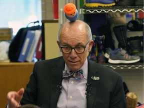 Alberta Party Leader Stephen Mandel said his party would create a means-tested voucher system to help Alberta families pay for child care on Wednesday, March 20, 2019, at the Country Club Daycare and Out of School Care.