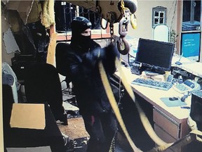 RCMP are investigating a March 8, 2019 robbery at the Alberta Treasury Branch in Winfield, Alta., during which the suspects broke through the bank's wall with a picker truck and made away with a safe.