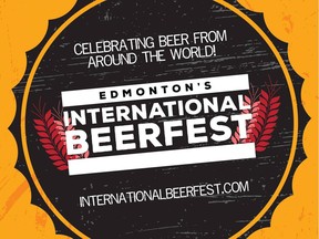 Edmonton International Beerfest at the Edmonton Convention Centre,  March 22 and 23.