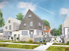 Rendering of the design submission Spruce Avenue Mews