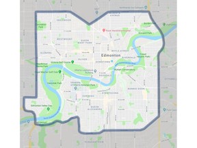 Citizen group Liveable Streets Edmonton is proposing the creation of a 'slow zone' in the core of the city that would see traffic calming measures and a 30 km/h speed limit on local roads combined to create safer streets. TROY PAVLEK.