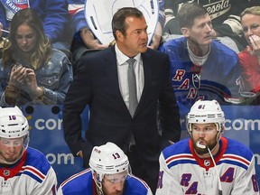 Former Rangers head coach Alain Vigneault was named the new bench boss of the Flyers on Monday, April 15, 2019.