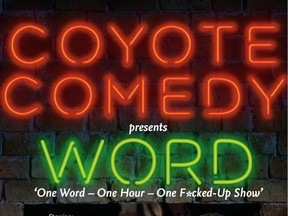 Coyote Comedy at the Grindstone Theatre on April 4.
