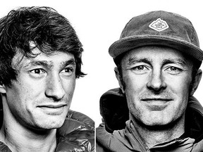 Outdoor apparel company The North Face confirmed Thursday that American Jess Roskelley and Austrians David Lama and Hansjorg Auer disappeared while attempting to climb the east face of Howse Peak on the Icefields Parkway. They were reported overdue on Wednesday. David Lama, left to right, Jess Roskelley and Hansjorg Auer are seen in a composite image of three undated handout images. The North Face said the three professional climbers are members of its Global Athlete Team. The North Face / Canadian Press