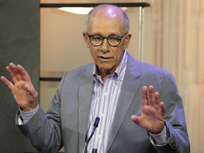 Alberta Party Leader Stephen Mandel at the party leaders debate held at CTV Edmonton studios on Thursday, April 4, 2019.