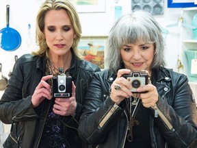 The Ottawa singer-songwriter duo known as The LYNNeS (Lynne Hanson, left, and Lynn Miles) make their Edmonton debut for New Moon Folk Club on Friday.