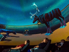 Legends of the Northern Sky is the first full-dome show produced by Edmonton's Telus World of Science in more than 30 years. The show tells traditional Plains Cree stories projected in high definition in the science centre's Zeidler Dome.