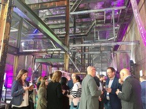 Interest in future plans for the historic Rossdale Power Plant was piqued when party-goers got a rare peek inside as part of event connected to a tech conference on April 23, 2019.
