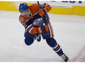 Edmonton Oilers defenceman Brandon Manning.