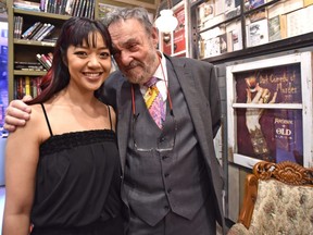 Actor John Rhys-Davies (Lord of the Rings, Raiders of the Lost Ark) and Patty Srisuwan are starring in a movie writer-director by Chris Cowden, a feature film Moments in Spacetime being filmed in Cold Lake, May 15, 2019.