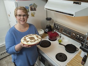 Pamela Mitchell is a former client of Meals on Wheels, which she accessed when her severe anxiety and post-traumatic stress disorder made it impossible to cook, grocery shop or otherwise feed herself. Through their supports, she began cooking and discovered it was a healing passion of hers. Now, she is preparing a course to teach other folks struggling with mental illness how to cook for themselves and share her passion for food and connection on  May 16 2019. Photo by Shaughn Butts / Postmedia