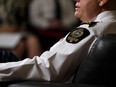 The Edmonton Police Service is being praised by one of its commissioners as police in Vancouver are being investigated for how they treated an Indigenous man and his granddaughter when they tried to open a bank account. Chief Dale McFee participates in a Coffee with the Chief media availability at EPS Headquarters in Edmonton on Monday, May 6, 2019.