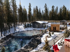 The Nordic Spa at Pomeroy Kananaskis Lodge.