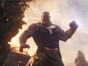 Josh Brolin's incredible Thanos in Avengers: Infinity War.