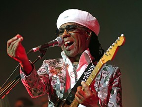 Nile Rodgers and Chic performed in concert at Rogers Place in Edmonton on Saturday May 25, 2019. They were opening for Cher's "Here We Go Again" Canadian tour. (PHOTO BY LARRY WONG/POSTMEDIA)