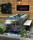 A waterfall table is one of the creative inventions of the Isle Group.