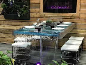 A waterfall table is one of the creative inventions of the Isle Group.